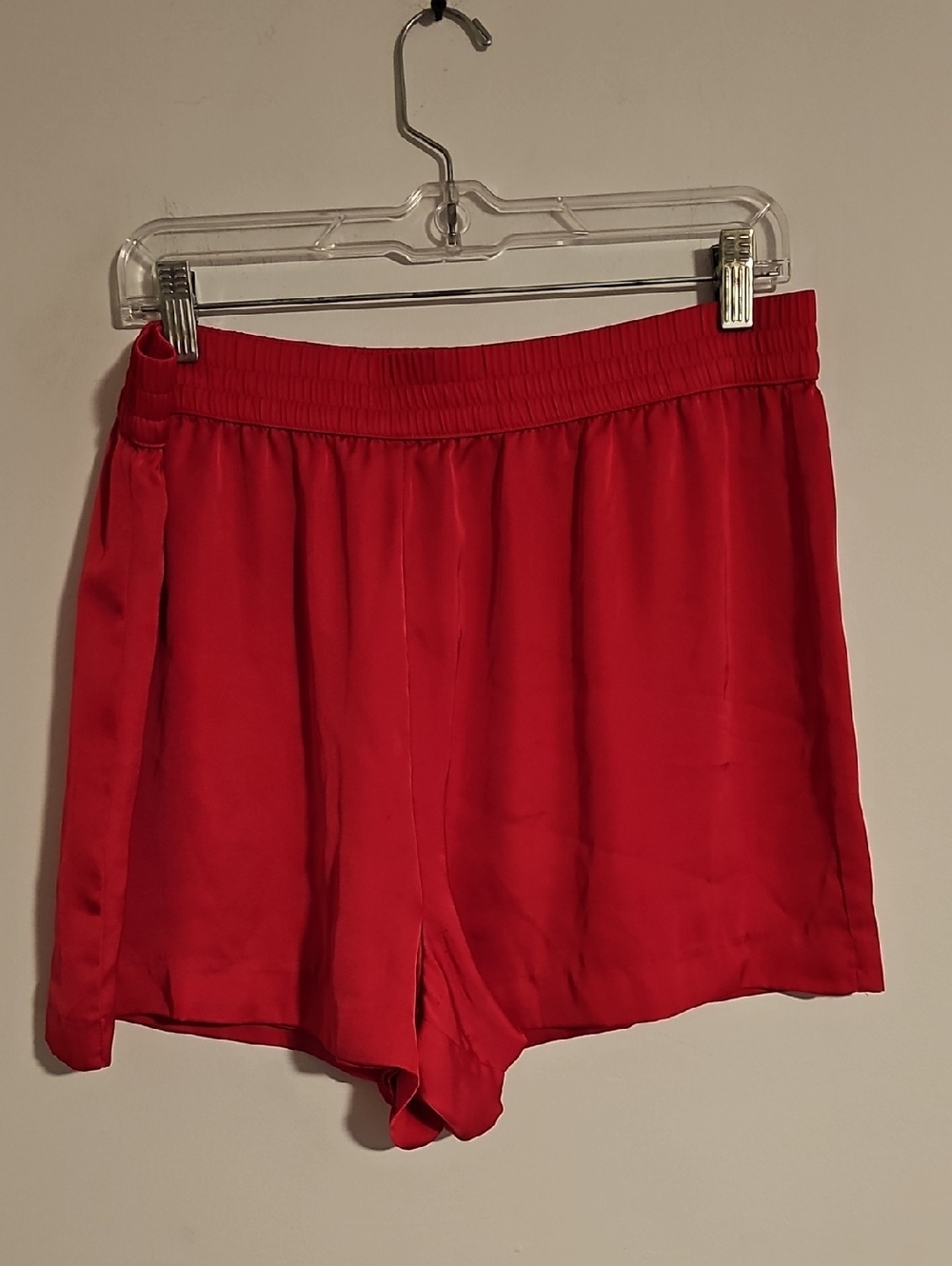 Victoria's Secret Red Elastic-Waist Sleep Shorts